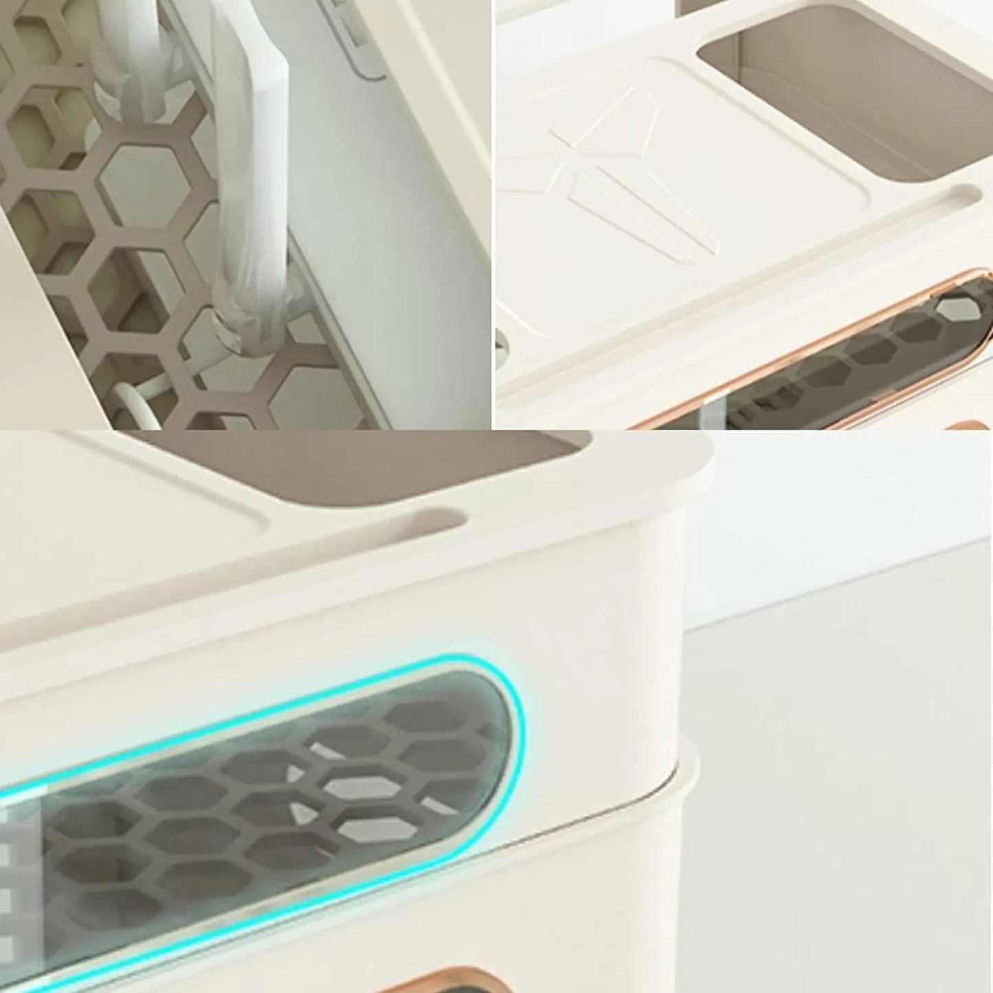 Wireless Router Storage Case with Cable Organizer