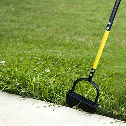 Manual Lawn Edger Tool with Curved Blade