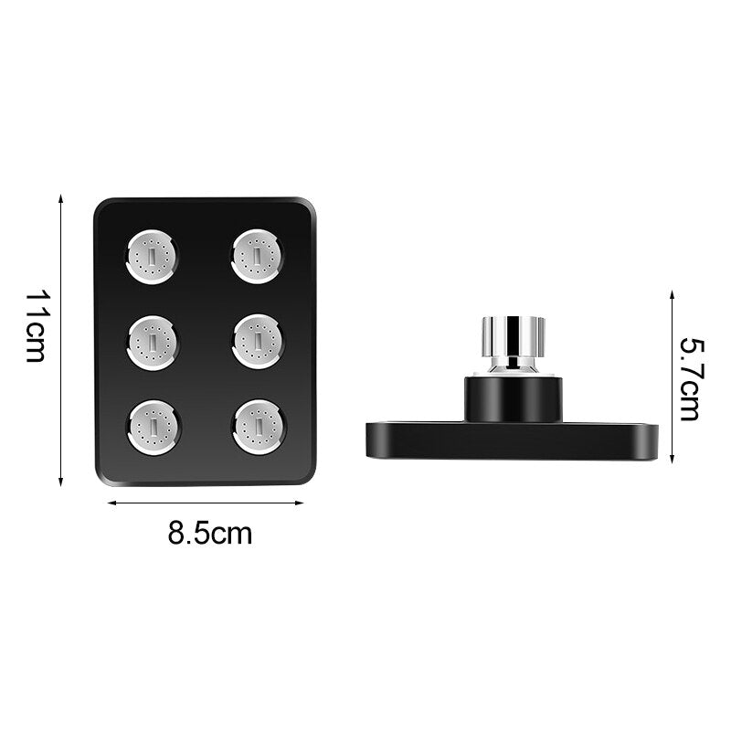 Compact Low Flow Rain Shower Head
