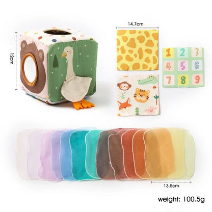 Soft Baby Tissue Box Sensory Toy - Fesara