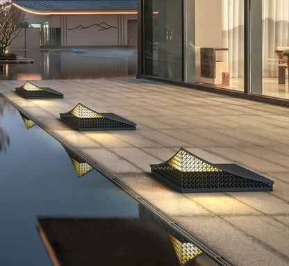 Modern Outdoor Solar Wall Lamp