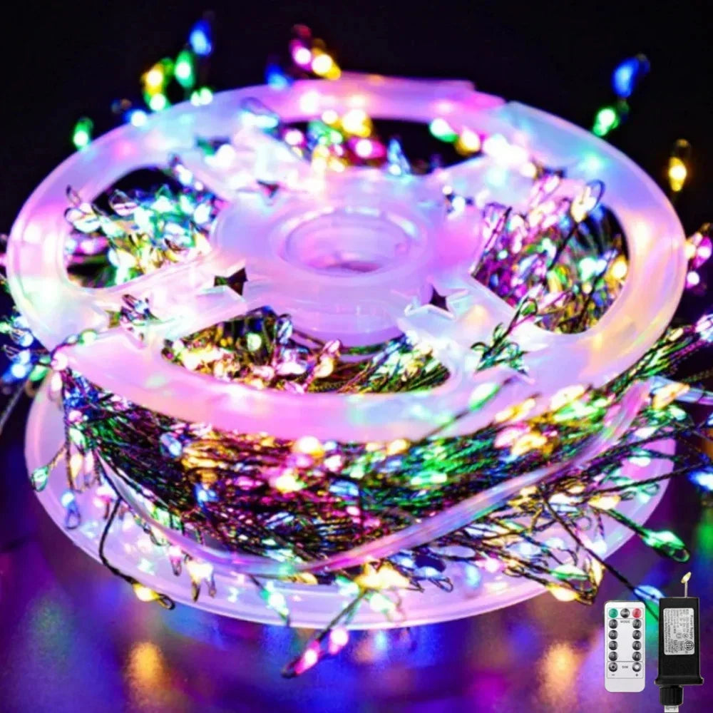 Colorful LED Party Light String with Remote Control