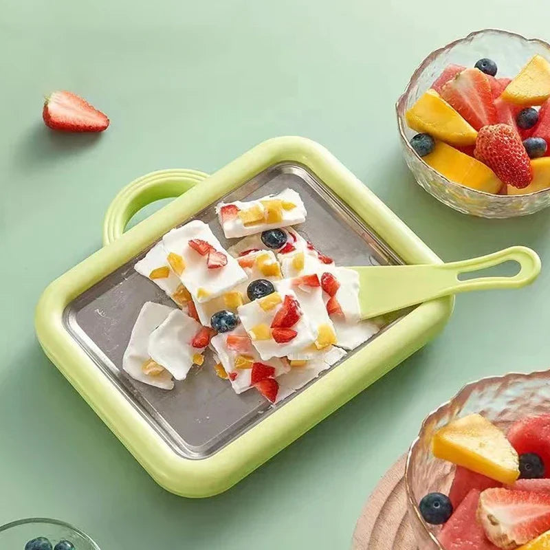 Easy Homemade Ice Cream Maker Tray - Fesara