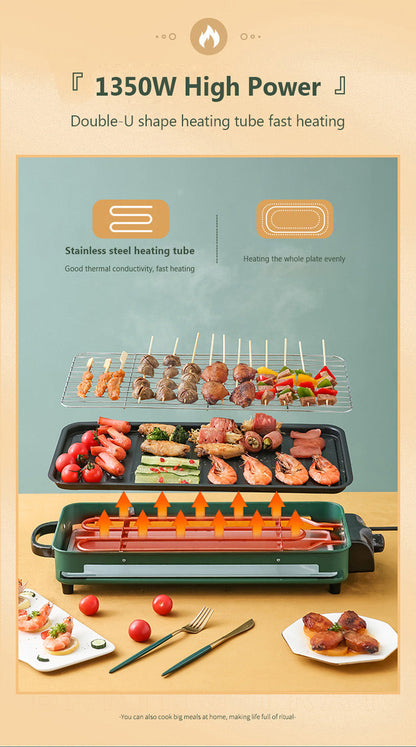 Portable Indoor Smoke Free BBQ Grill