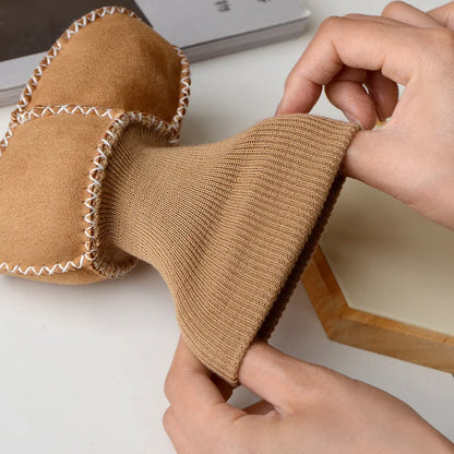 Cozy Infant Booties with Soft Fleece Lining