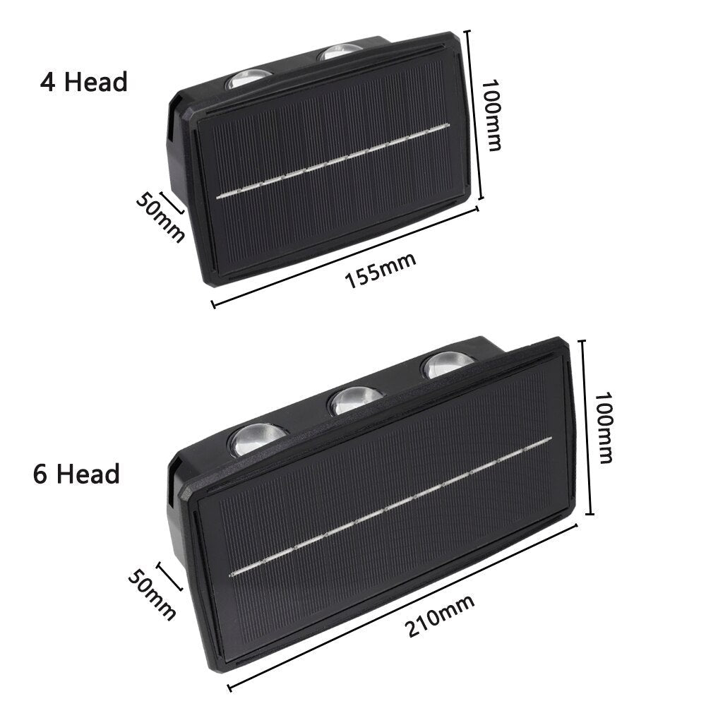 Outdoor Solar Powered Wall Lamp - Durable & Eco Friendly