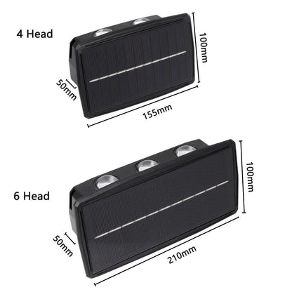 Outdoor Solar Powered Wall Lamp - Durable & Eco Friendly