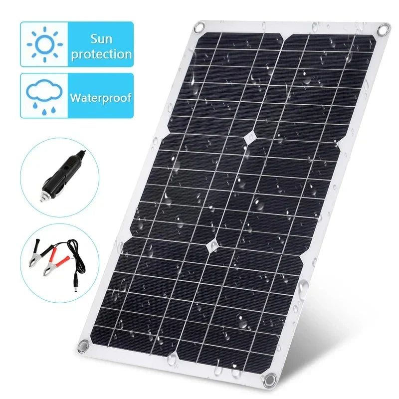 Portable 1200W Solar Power Charger Panel Kit