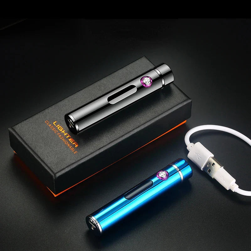 Premium Rechargeable Windproof USB Lighter