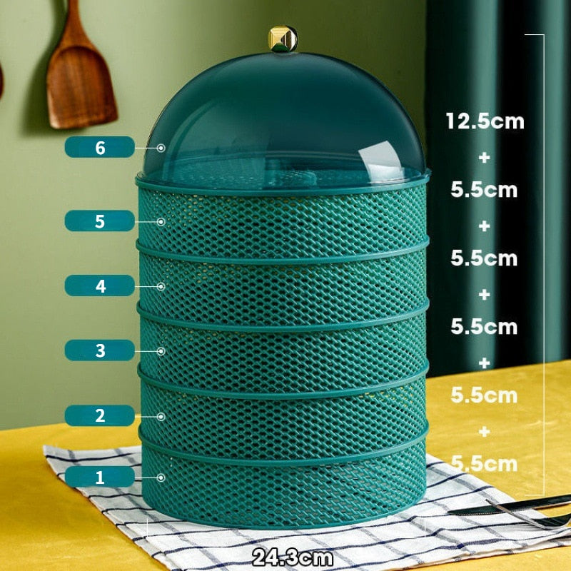 Fesara | Adjustable Clear Plastic Food Container Cover