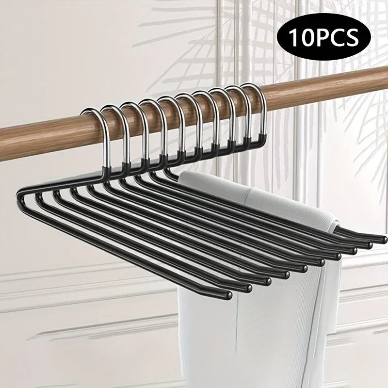 Strong Metal Closet Pants Hangers Space Saver - Fesara