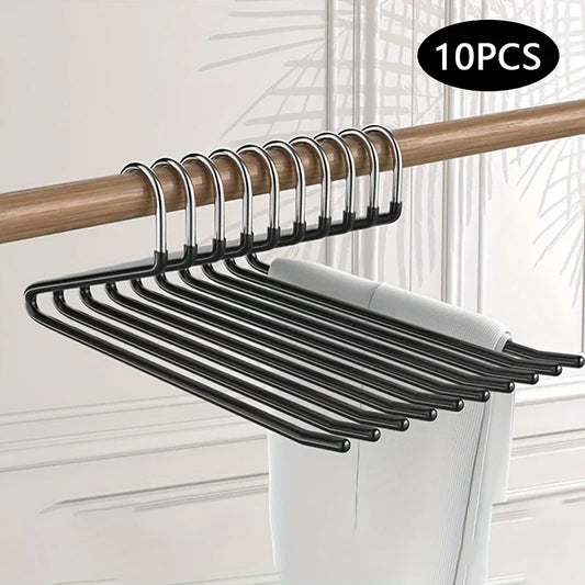 Strong Metal Closet Pants Hangers Space Saver - Fesara