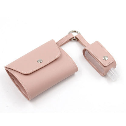 Travel Mask Sanitizer Wallet Set