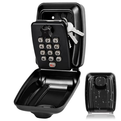 Secure Outdoor Key Lock Box with Digital Combination