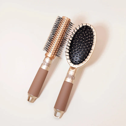 Gentle Vented Massage Brush for Curly Hair Care