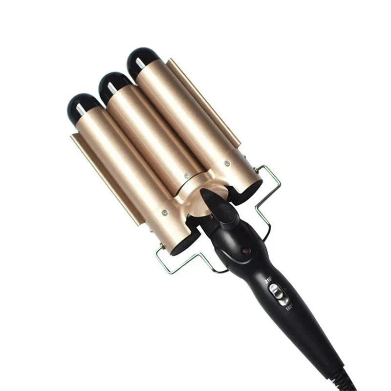Easy Curl 3 Barrel Ceramic Hair Curling Iron - Fesara