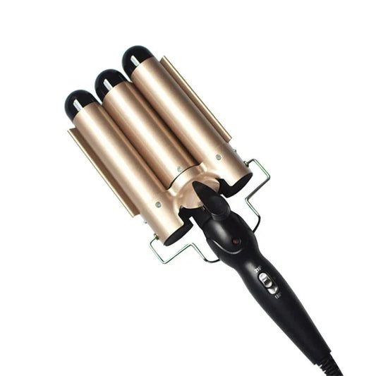 Easy Curl 3 Barrel Ceramic Hair Curling Iron - Fesara