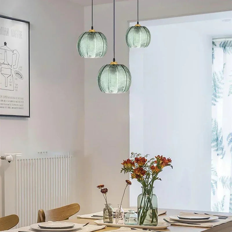 Fesara | Elegant Glass Pendant Light with Nature Design