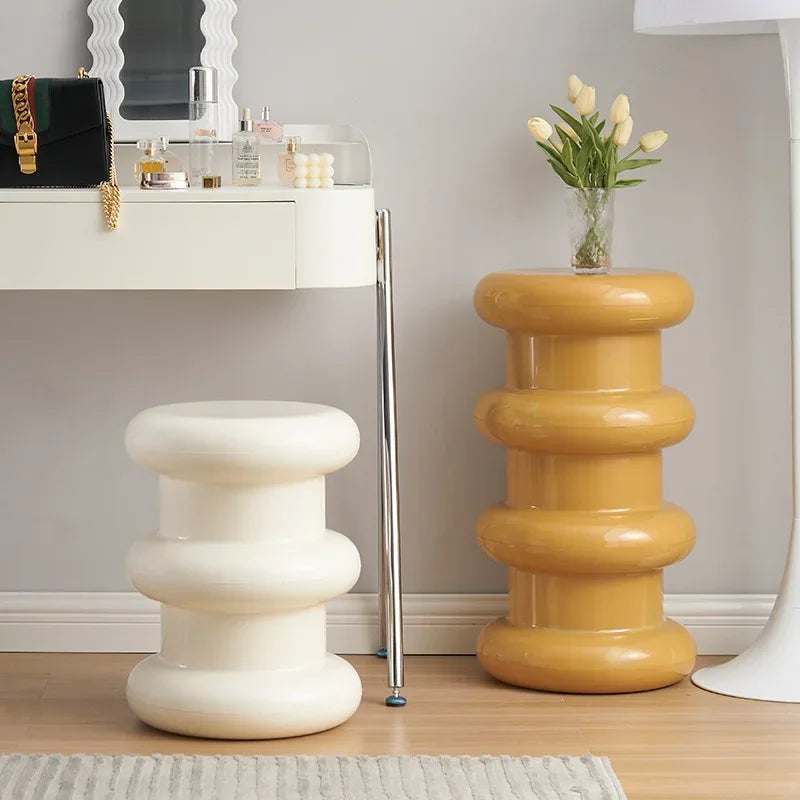 Compact Wooden Storage Bench Table