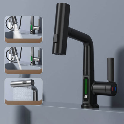Flexible LED Faucet with Pull-Out Spray Head
