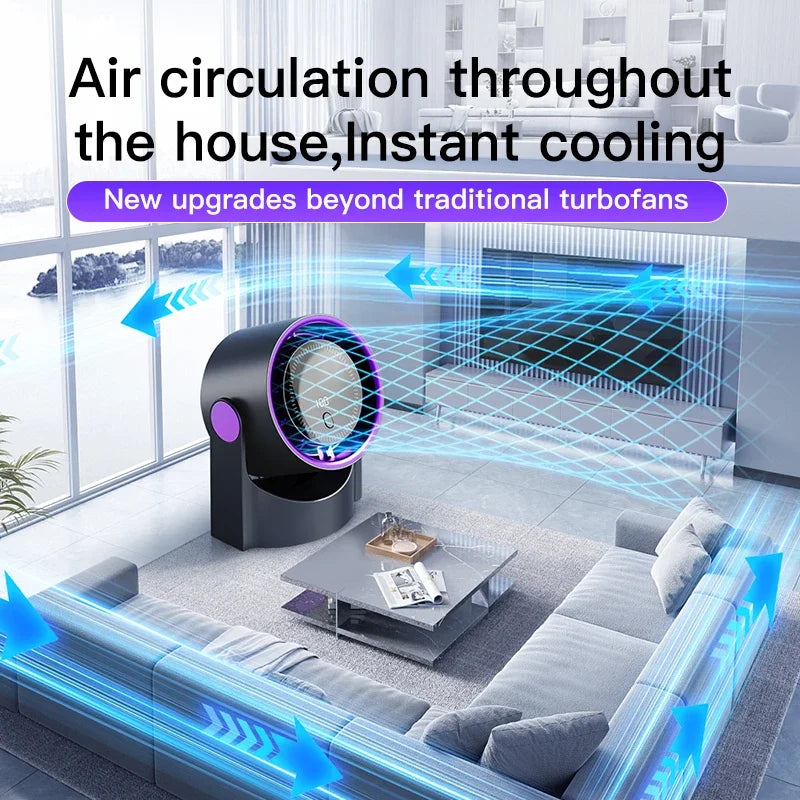 Compact USB Mini Fan with Adjustable Speed