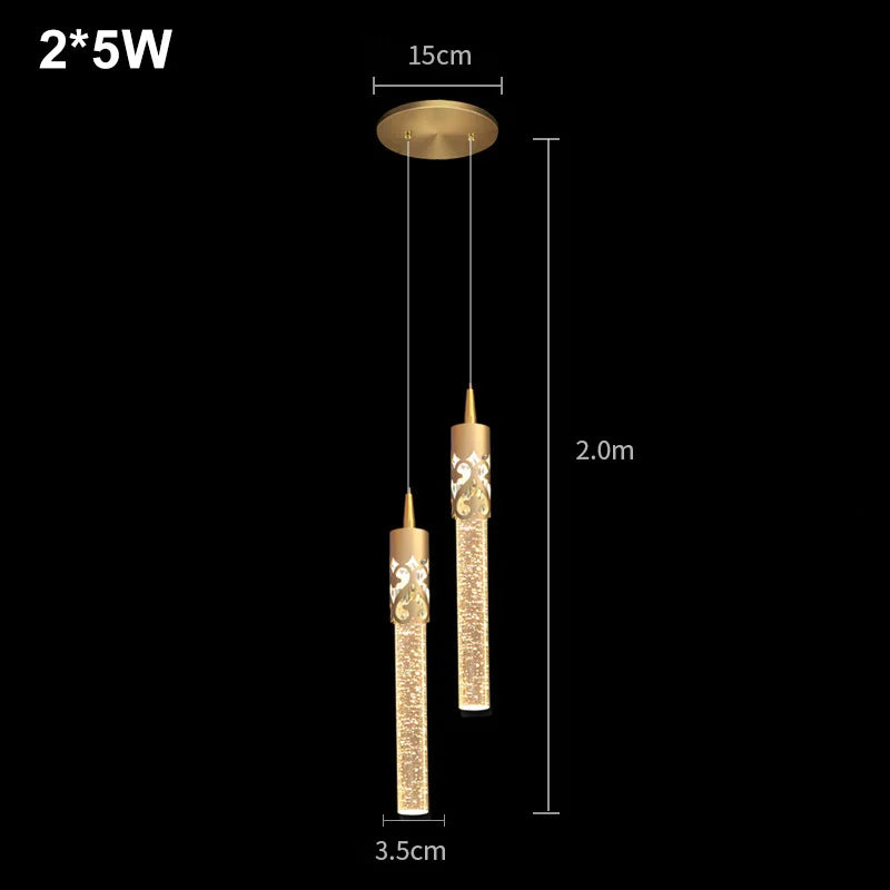 Luxurious Crystal Drop Chandelier