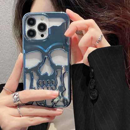 Dark Black Skull Phone Cover