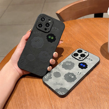 Fun Animal Protective Leather iPhone Cover