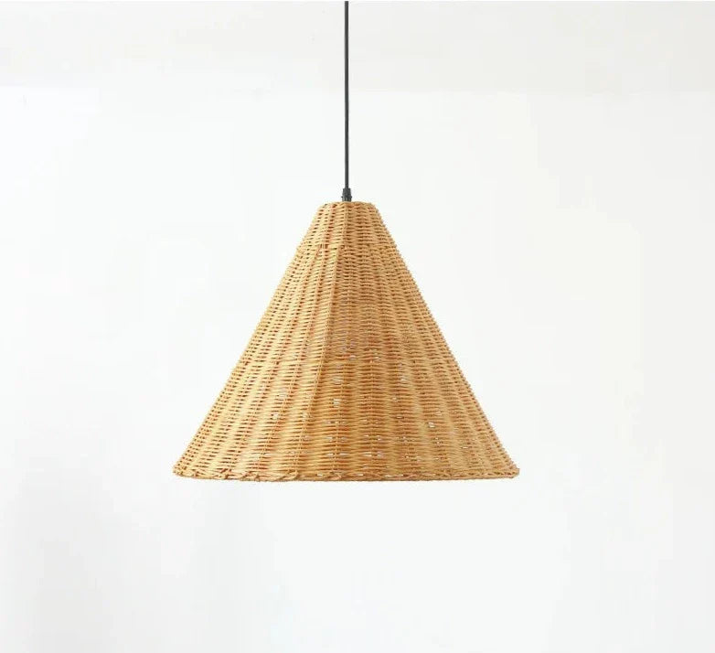 Natural Bamboo LED Hanging Light