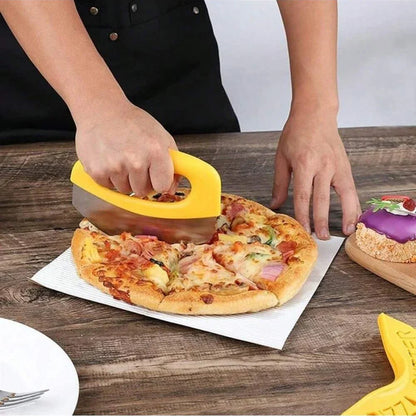 Easy Grip Stainless Steel Pizza Cutter