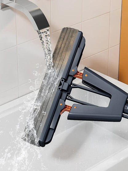Compact Folding Mop for Tiles Wood and Glass Floors