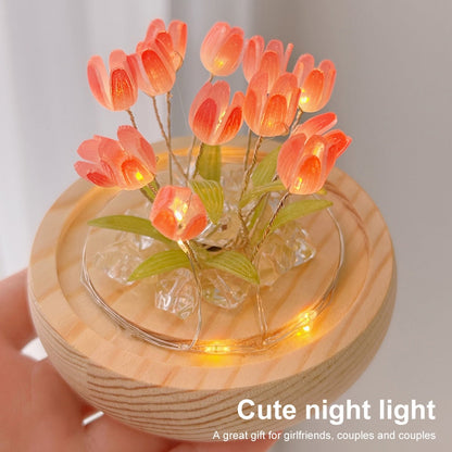 Beautiful Floral Table Night Light