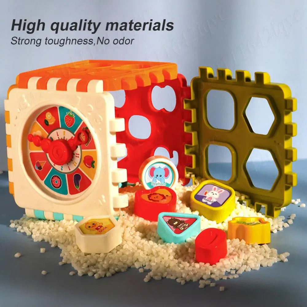 Fun Educational Toy Cube with Shapes and Colors