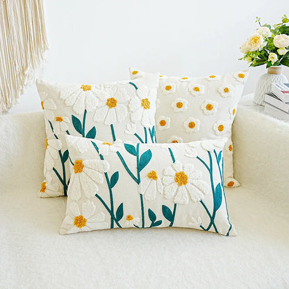Decorative Floral Cushion Cover for Home Sofa