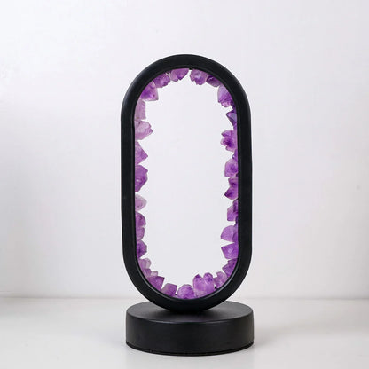 Soothing Purple Crystal Relaxation Lamp