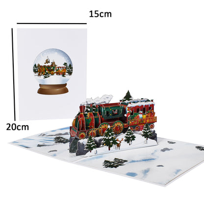 Fun 3D Christmas Pop Up Greeting Cards - Fesara