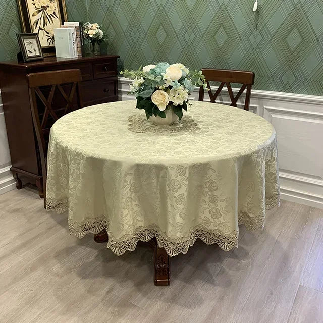 Elegant Lace Dining Table Cover
