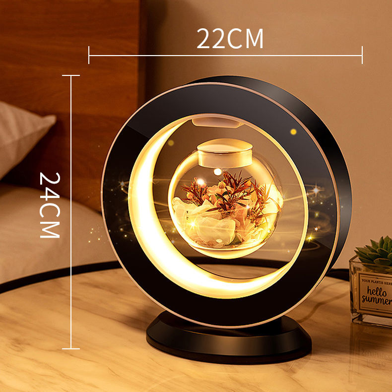 Floating Floral LED Levitation Lamp