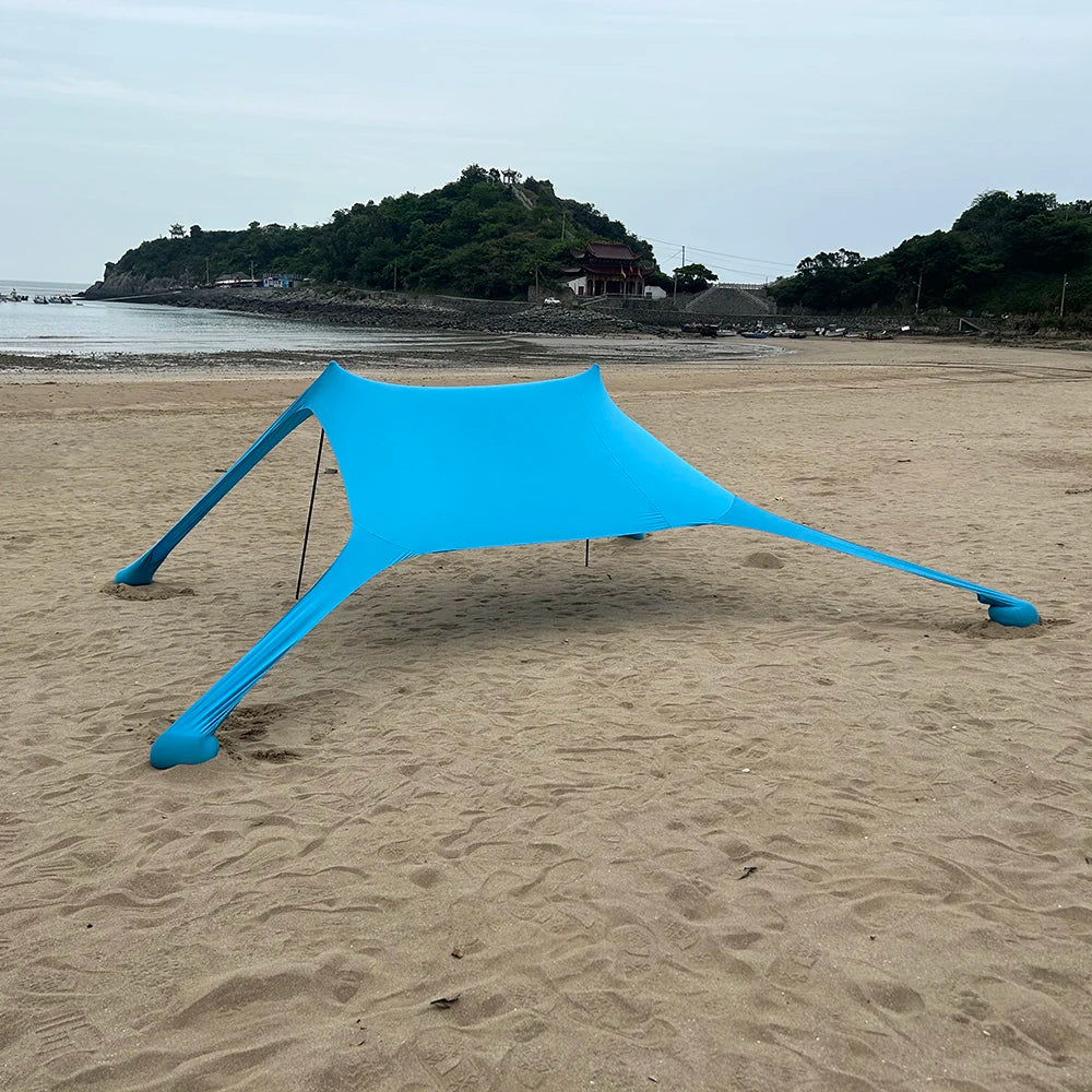 Large Family Beach Sun Shelter with UPF 50+ Protection