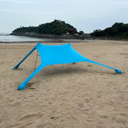 Large Family Beach Sun Shelter with UPF 50+ Protection