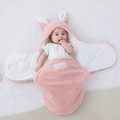 Cuddly Bunny Baby Sleep Sack Swaddle Blanket - Fesara