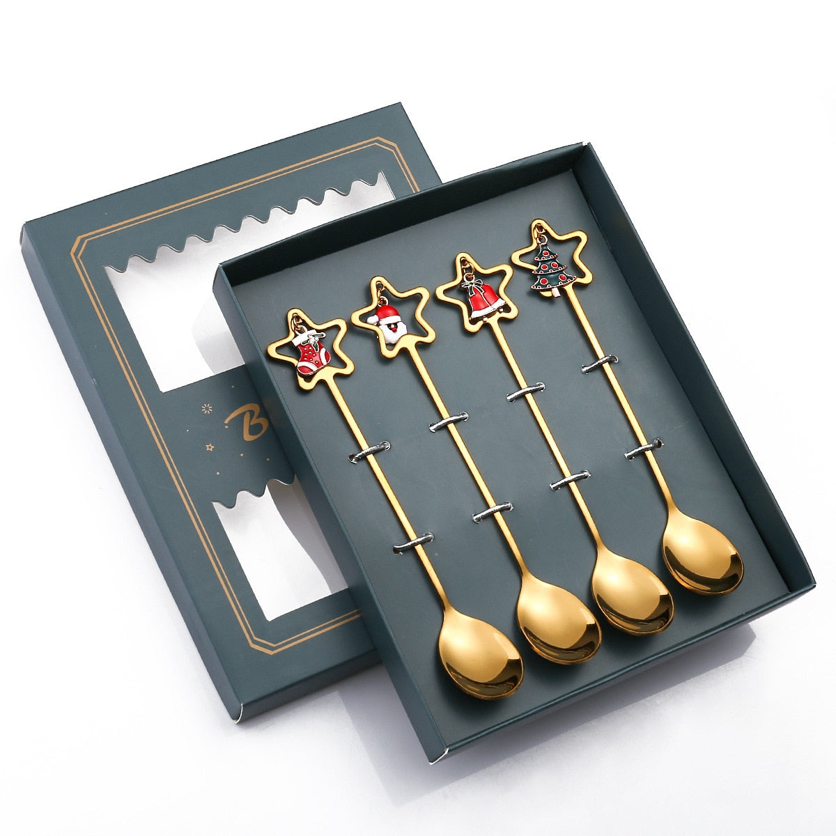 Holiday 4 Piece Santa Table Setting Set