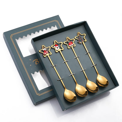 Holiday 4 Piece Santa Table Setting Set