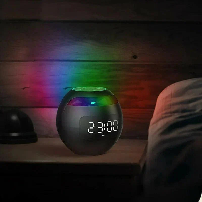 Wireless LED Clock Radio with Bluetooth and Colour Changing Light
