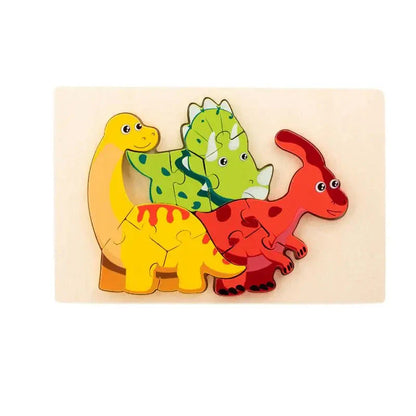Montessori Animal Wooden Learning Puzzle Toy