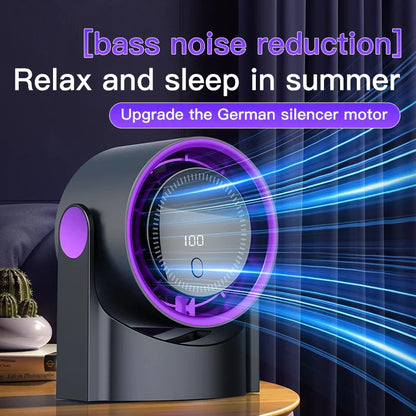 Compact USB Mini Fan with Adjustable Speed
