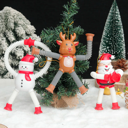 Colorful Christmas Baby Suction Toy Figures