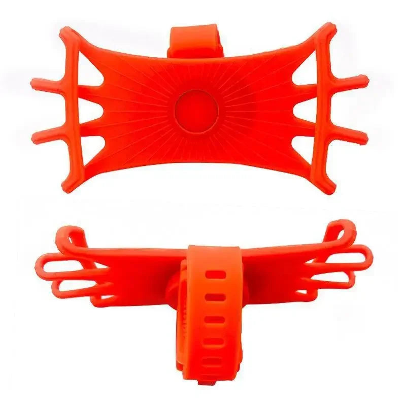 Flexible Bike Phone Mount 360 Rotate Silicone Holder