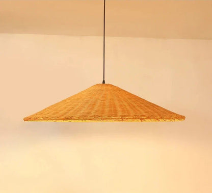 Natural Bamboo LED Hanging Light