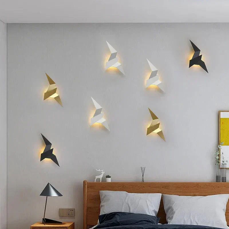 Contemporary LED Bird Wall Light